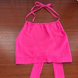 Hot Pink Halter Top by Pink Lily size medium